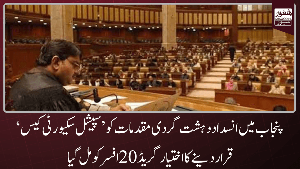 پنجاب کا "اسپیشل سیکورٹی کیس" قانون: انسدادِ دہشت گردی یا شہری آزادیوں پر سوالیہ نشان؟